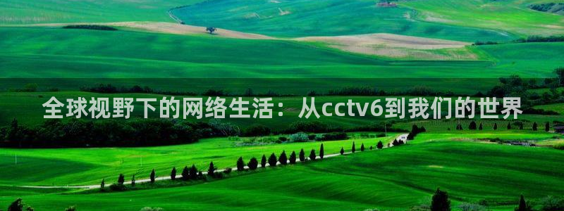 极速体育nba 直播app：全球视野下的网络生活：从cctv6到我们的世界